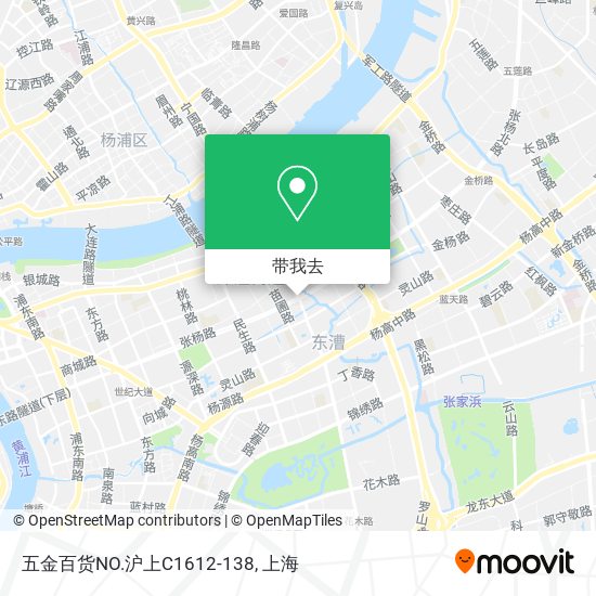 五金百货NO.沪上C1612-138地图