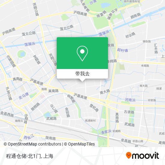 程通仓储-北1门地图