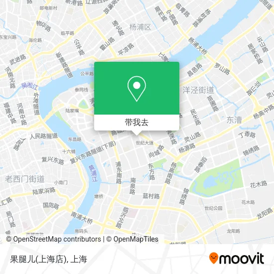 果腿儿(上海店)地图