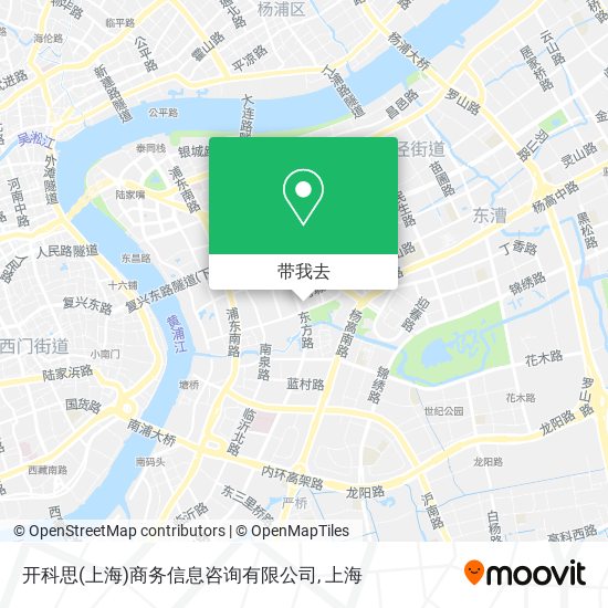开科思(上海)商务信息咨询有限公司地图