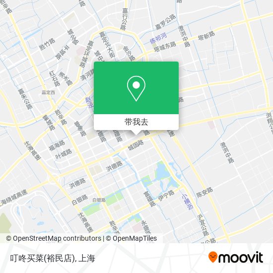 叮咚买菜(裕民店)地图