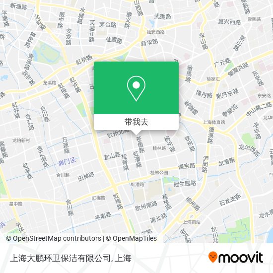 上海大鹏环卫保洁有限公司地图