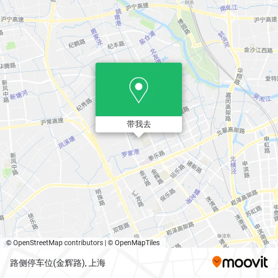 路侧停车位(金辉路)地图