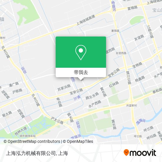 上海泓力机械有限公司地图