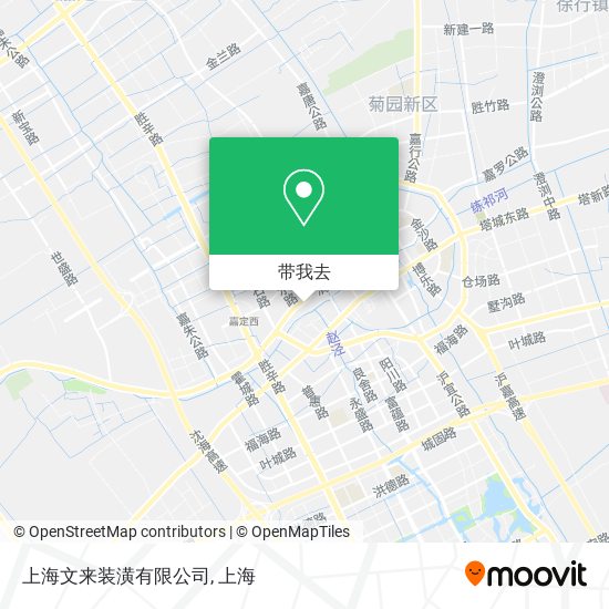 上海文来装潢有限公司地图