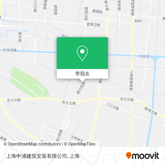 上海申浦建筑安装有限公司地图