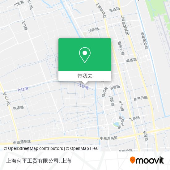 上海何平工贸有限公司地图