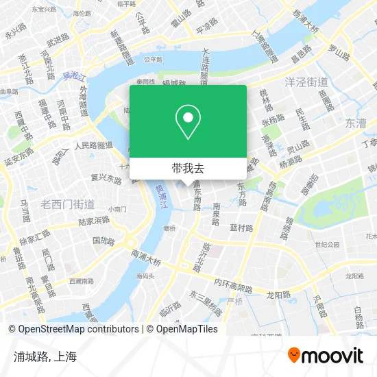 浦城路地图