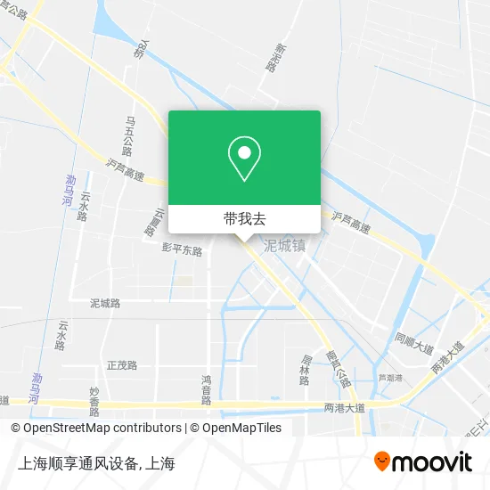 上海顺享通风设备地图