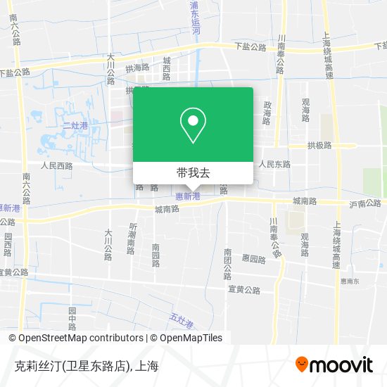 克莉丝汀(卫星东路店)地图