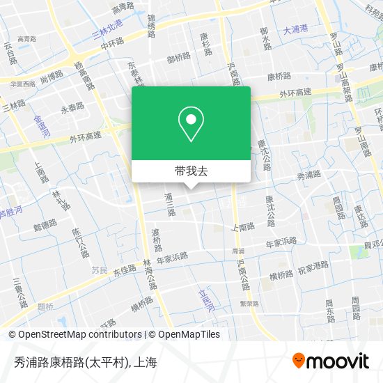 秀浦路康梧路(太平村)地图