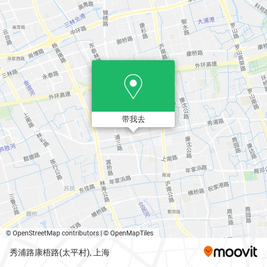 秀浦路康梧路(太平村)地图