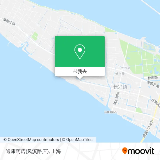 通康药房(凤滨路店)地图