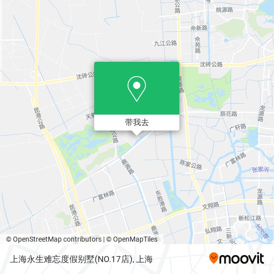 上海永生难忘度假别墅(NO.17店)地图
