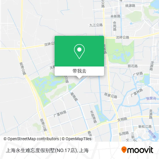 上海永生难忘度假别墅(NO.17店)地图