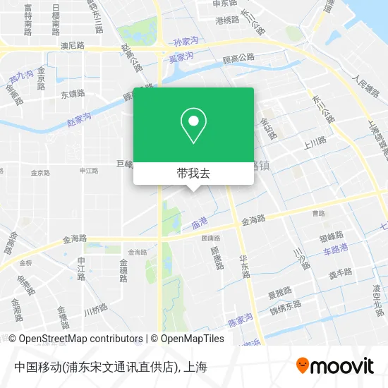 中国移动(浦东宋文通讯直供店)地图