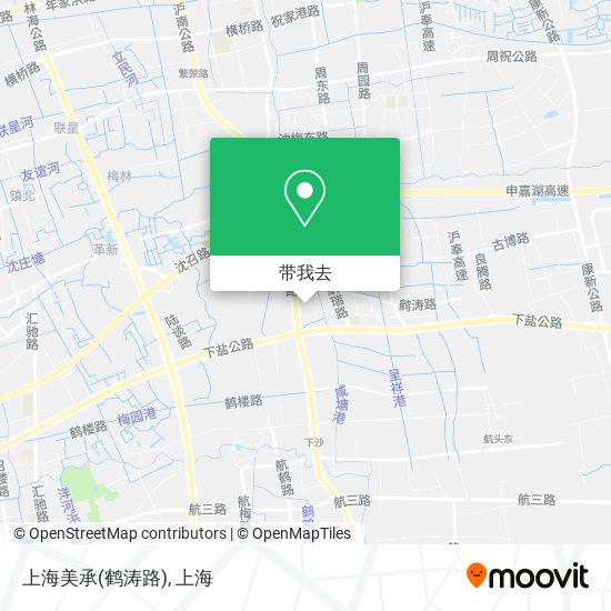 上海美承(鹤涛路)地图