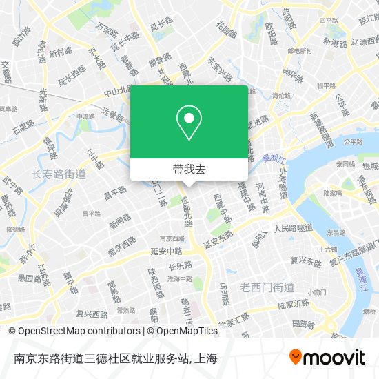 南京东路街道三德社区就业服务站地图