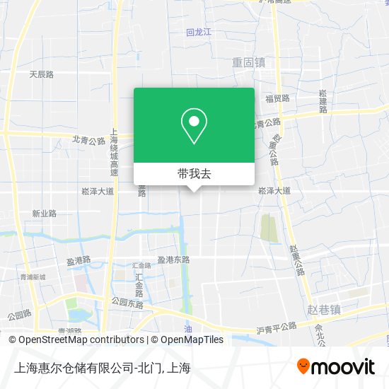 上海惠尔仓储有限公司-北门地图