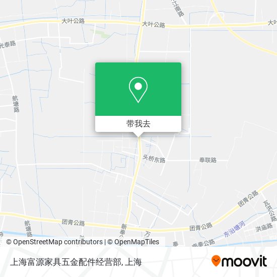 上海富源家具五金配件经营部地图
