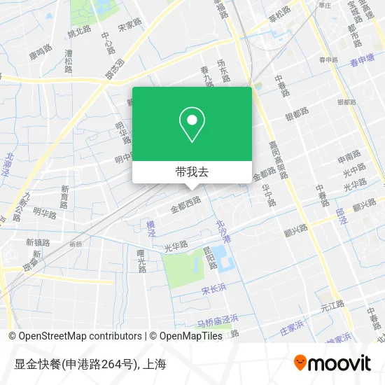 显金快餐(申港路264号)地图