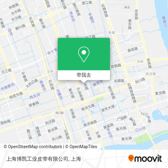 上海博凯工业皮带有限公司地图