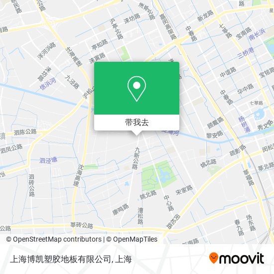 上海博凯塑胶地板有限公司地图