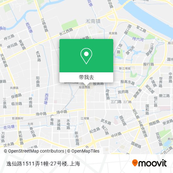 逸仙路1511弄1幢-27号楼地图