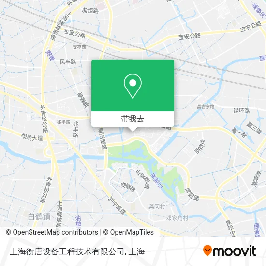 上海衡唐设备工程技术有限公司地图
