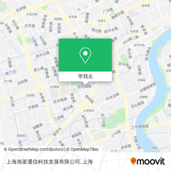 上海旭釜通信科技发展有限公司地图