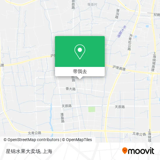 星锦水果大卖场地图