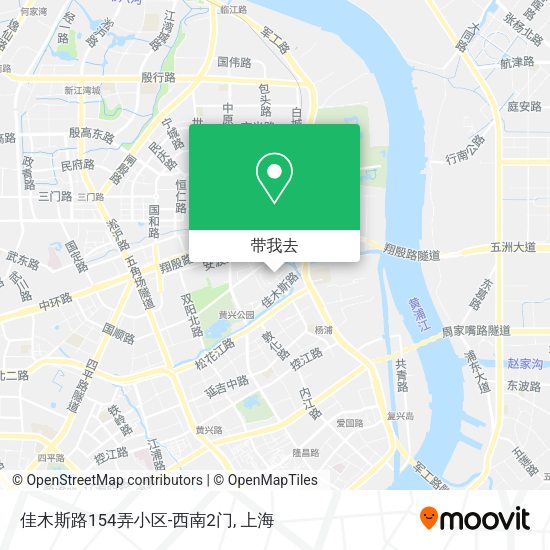 佳木斯路154弄小区-西南2门地图