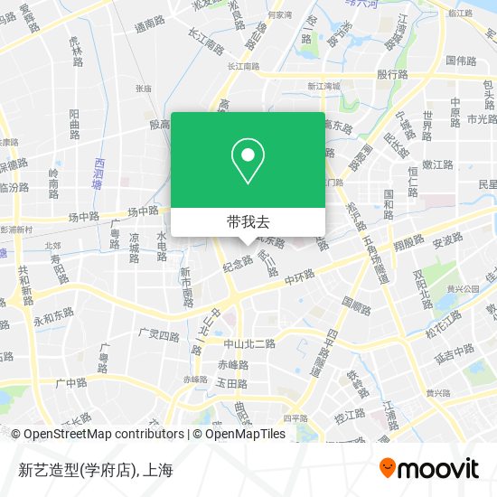 新艺造型(学府店)地图