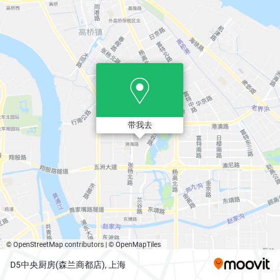 D5中央厨房(森兰商都店)地图