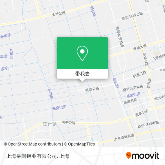 上海皇闽铝业有限公司地图