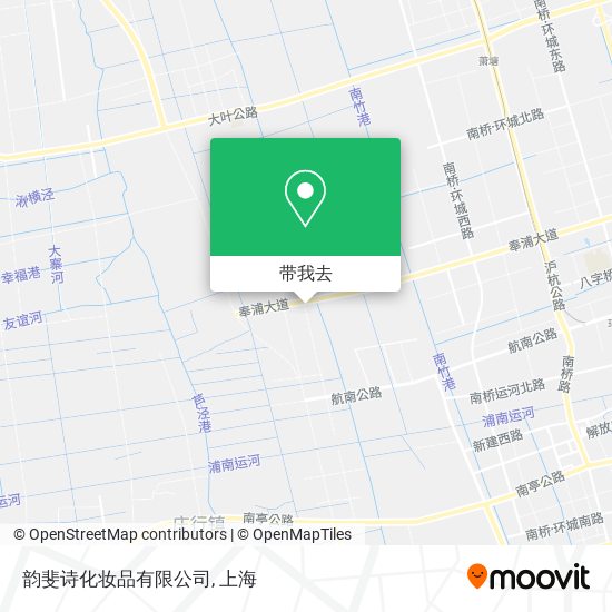 韵斐诗化妆品有限公司地图