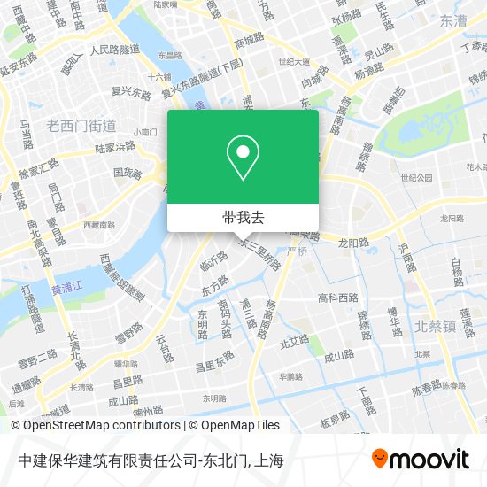 中建保华建筑有限责任公司-东北门地图