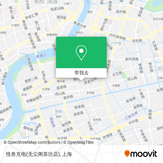 怪兽充电(无尘阁茶坊店)地图
