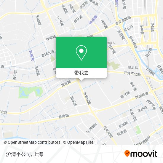 沪清平公司地图