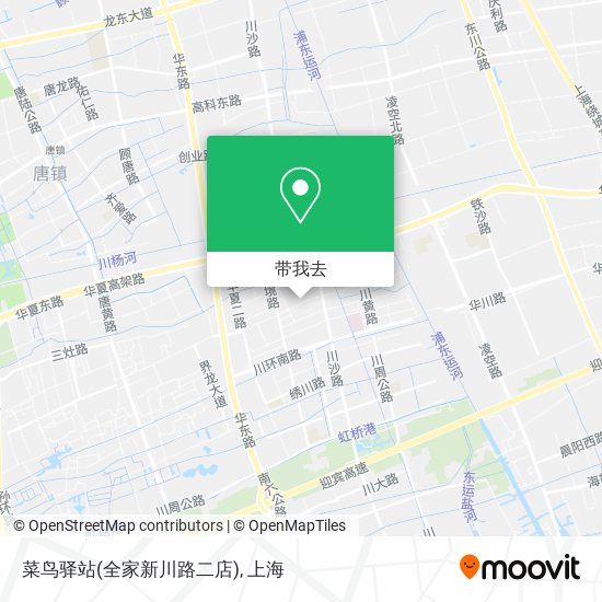 菜鸟驿站(全家新川路二店)地图