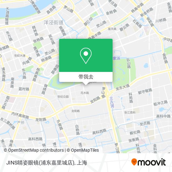 JINS睛姿眼镜(浦东嘉里城店)地图