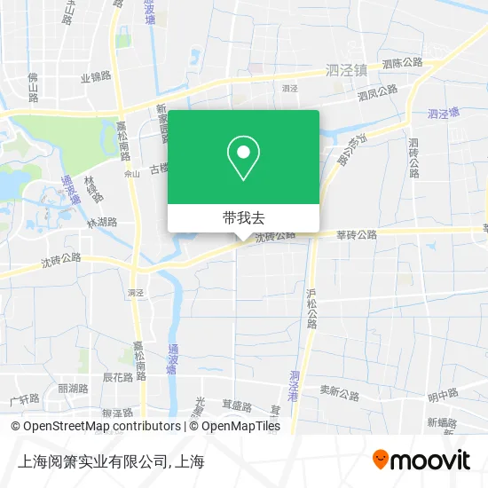 上海阅箫实业有限公司地图