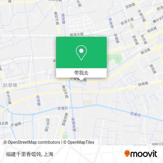 福建千里香馄饨地图
