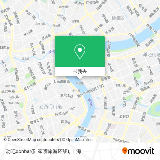 动吧donbar(陆家嘴旅游环线)地图
