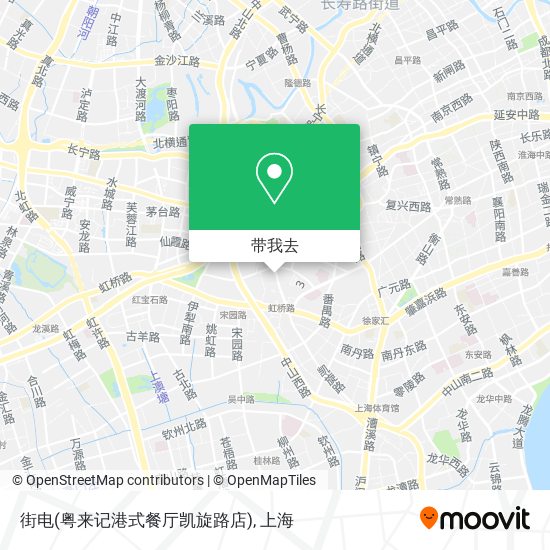 街电(粤来记港式餐厅凯旋路店)地图