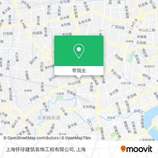 上海怀珍建筑装饰工程有限公司地图