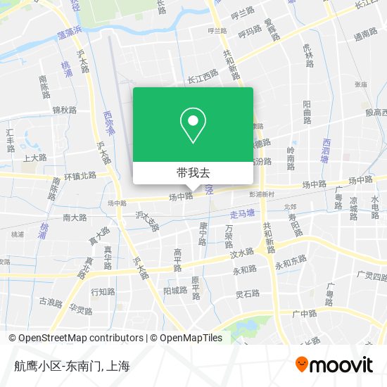 航鹰小区-东南门地图