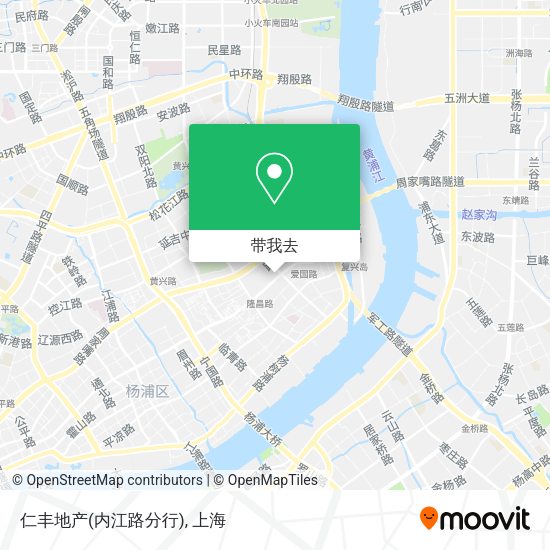 仁丰地产(内江路分行)地图