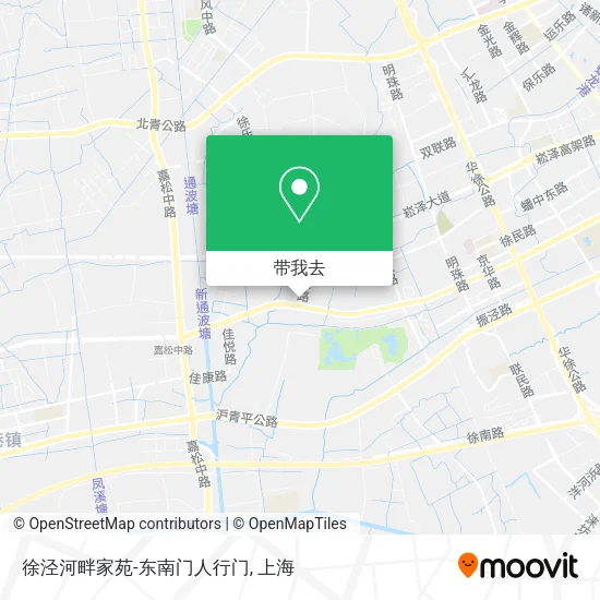 徐泾河畔家苑-东南门人行门地图