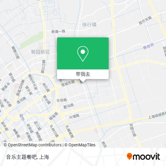 音乐主题餐吧地图